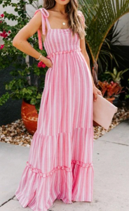 Smocked Top Maxi Dress