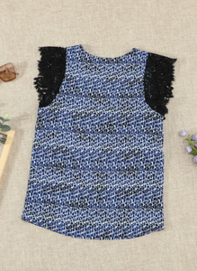 Pre-Order Sleeveless Crochet Lace Tank Top