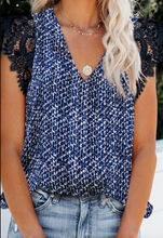 Load image into Gallery viewer, Pre-Order Sleeveless Crochet Lace Tank Top