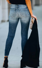 Load image into Gallery viewer, Pre-Order Blue Slit Skinny Jeans