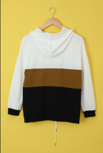 Pre-Order 1/4 Zip Color Block Hoodie