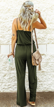 Load image into Gallery viewer, Pre-Order Green Double Strap Jumpsuit