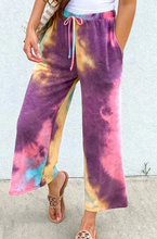 Load image into Gallery viewer, Pre-Order Wide Leg Tie Dye Pants