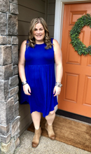 Load image into Gallery viewer, Blue Tank Midi Dress