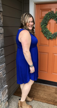 Load image into Gallery viewer, Blue Tank Midi Dress