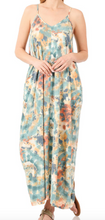 Load image into Gallery viewer, Pre-Order French Terry Tie Dye Maxi Dress