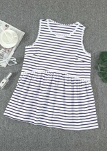 Load image into Gallery viewer, Striped Babydoll Tank Top