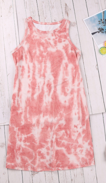 Pre-Order Tie Dye Tank Dress