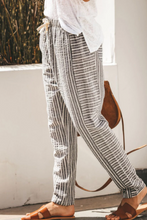 Load image into Gallery viewer, Pre-Order Drawstring Striped Pants