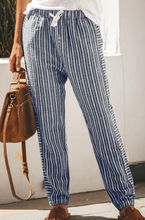 Load image into Gallery viewer, Pre-Order Drawstring Striped Pants