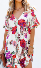 Load image into Gallery viewer, V-Neck Floral Dress