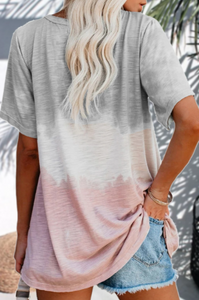 Pre-Order V-Neck Gradient V Neck Tee