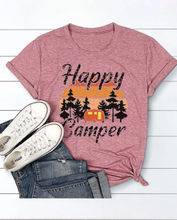 Load image into Gallery viewer, Pre-Order Happy Camper T-Shirt