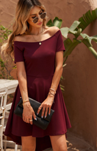 Load image into Gallery viewer, Pre-Order Off the Shoulder High Low Dress