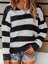Load image into Gallery viewer, Pre-Order Color Block Knitted Sweaters