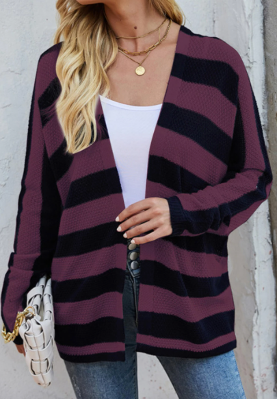 Pre-Order Stripes Sweater Cardigan