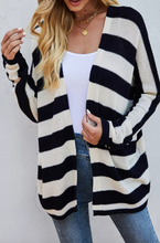 Load image into Gallery viewer, Pre-Order Stripes Sweater Cardigan