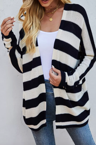 Pre-Order Stripes Sweater Cardigan