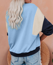 Load image into Gallery viewer, Pre-Order Colorblock Pullover Sweatshirt