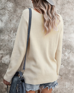 Pre-Order Criss Cross Knit Sweater