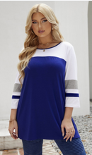 Load image into Gallery viewer, Pre-Order Plus Size 3/4 Sleeve Baseball Tunics