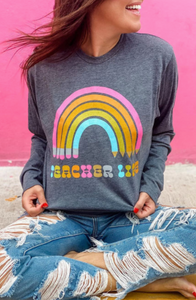 Pre-Order Teacher Life Long Sleeve T-Shirt