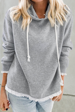 Load image into Gallery viewer, Pre-Order Lace Trim Hoodie