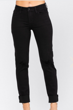 Load image into Gallery viewer, Judy Blue Black Mid Rise Slim Fit Jeans