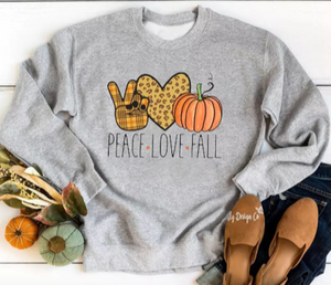 Pre-Order Peace Love Fall Sweatshirt