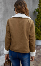 Load image into Gallery viewer, Pre-Order Lapel Collar Fleece Open Front Coat