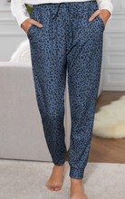 Load image into Gallery viewer, Pre-Order Blue Leopard Joggers