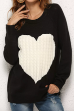 Load image into Gallery viewer, Heart Crochet Knitted Sweaters