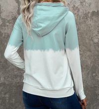 Load image into Gallery viewer, Pre-Order Color Block Drawstring Zipper Hoodie with Pockets