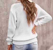 Load image into Gallery viewer, Pre-Order Wrap V Neck Sweater with Side Tie