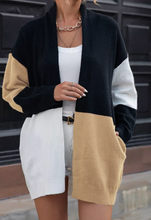 Load image into Gallery viewer, Pre-Order Color Block Cardigans with Pockets