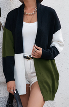 Load image into Gallery viewer, Pre-Order Color Block Cardigans with Pockets