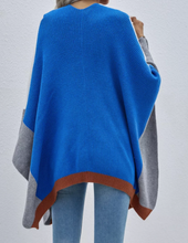 Load image into Gallery viewer, Pre-Order Color Block Cardigan/Poncho