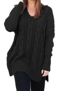 Pre-Order Oversized Cozy up Knit Sweater