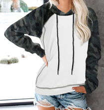 Load image into Gallery viewer, Pre-Order Camo Sleeve Hoodie