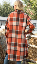 Load image into Gallery viewer, Pre-Order Button Up Plaid Tunic Shirt Coats