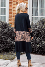 Load image into Gallery viewer, Pre-Order Leopard Splicing Color Block Cardigans