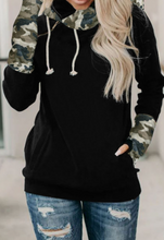 Load image into Gallery viewer, Pre-Order Leopard Double Hoods Thumb Hole Hoodie
