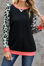 Load image into Gallery viewer, Pre-Order Leopard Sleeve Sweatshirts