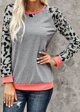 Load image into Gallery viewer, Pre-Order Leopard Sleeve Sweatshirts