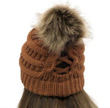 Load image into Gallery viewer, Pre-Order Pony Tail Beanies