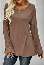 Load image into Gallery viewer, Pre-Order Round Neck High Low Tunics