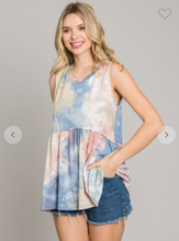 Load image into Gallery viewer, Tie Dye Babydoll Top