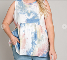 Load image into Gallery viewer, Tie Dye Babydoll Top