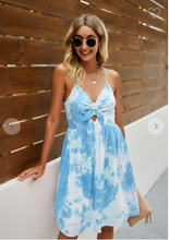 Load image into Gallery viewer, Pre-Order Spaghetti Strap Floral Ruffle Dress