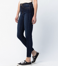 Load image into Gallery viewer, Judy Blue HI-WAIST BACK PHONE YOKE SEAM SKINNY